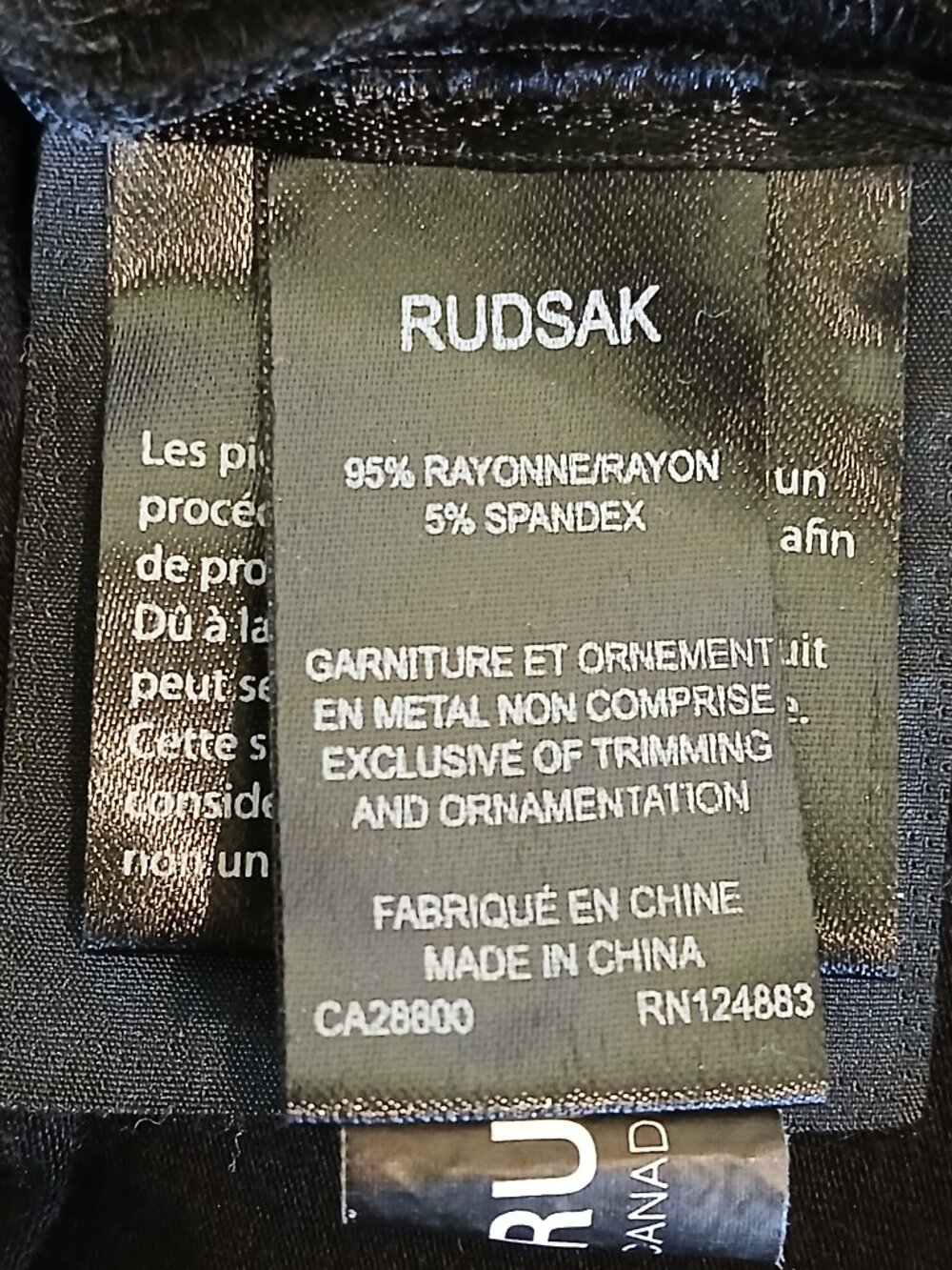 Rudsak Stretch Jersey Knit Maxi Slip Dress Leather Straps Size Large - Picture 6 of 7